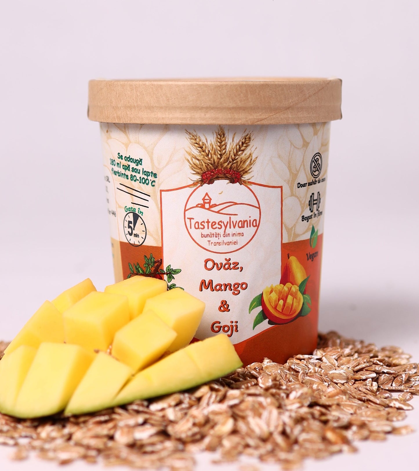 Terci de Ovăz cu mango și goji (70G)
