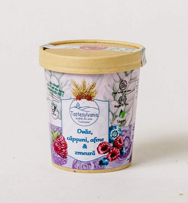 TERCI CU AFINE, CĂPȘUNE ȘI ZMEURĂ (70G)