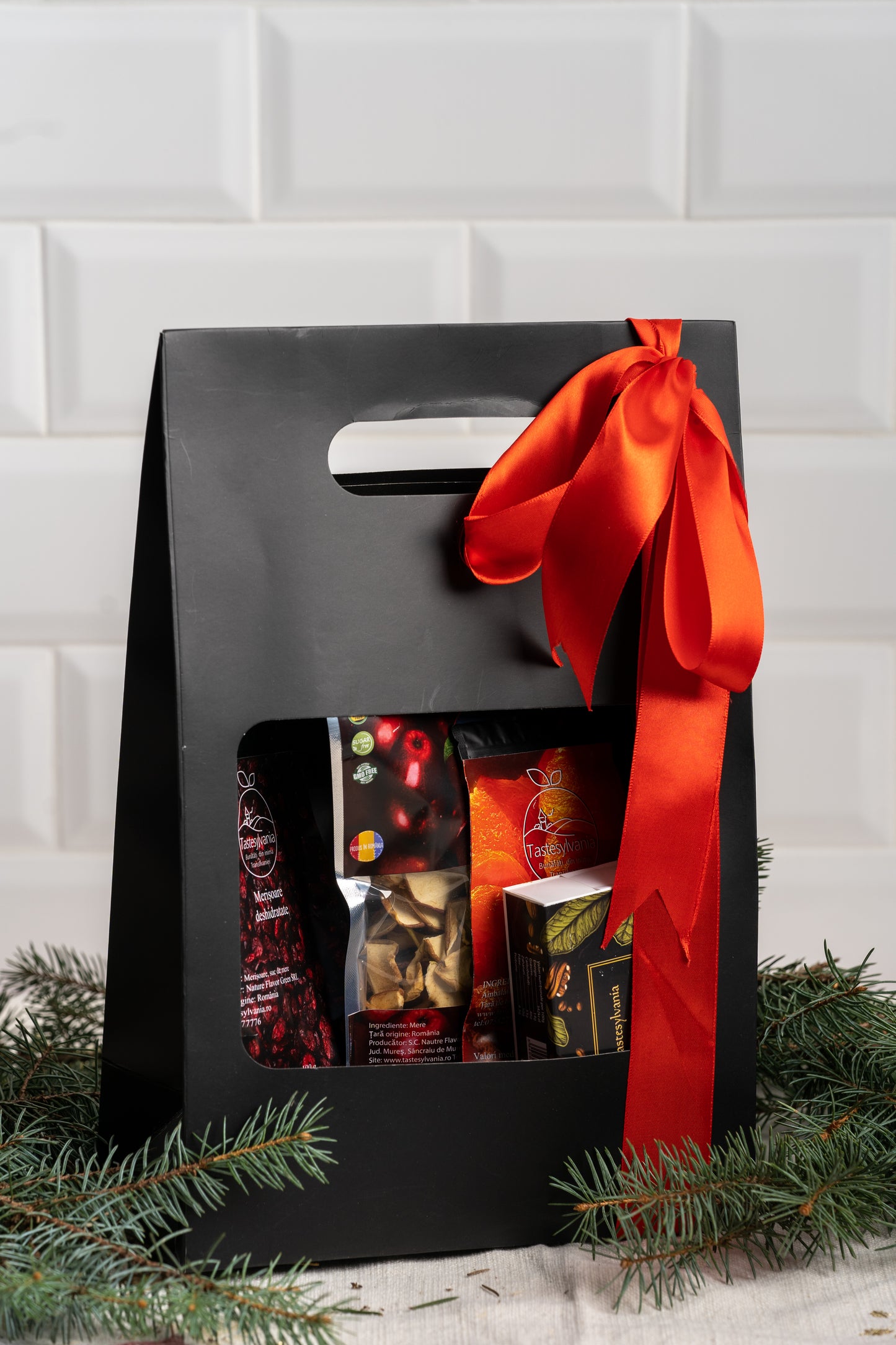 Pachet cadou - tip pungă- negru