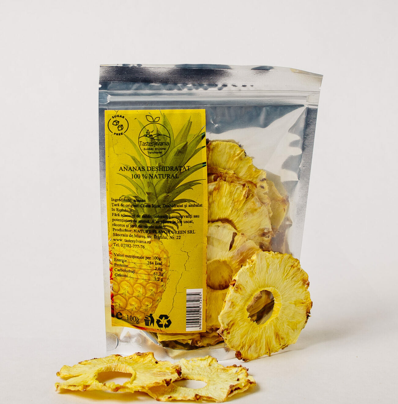 Ananas deshidratat 100g