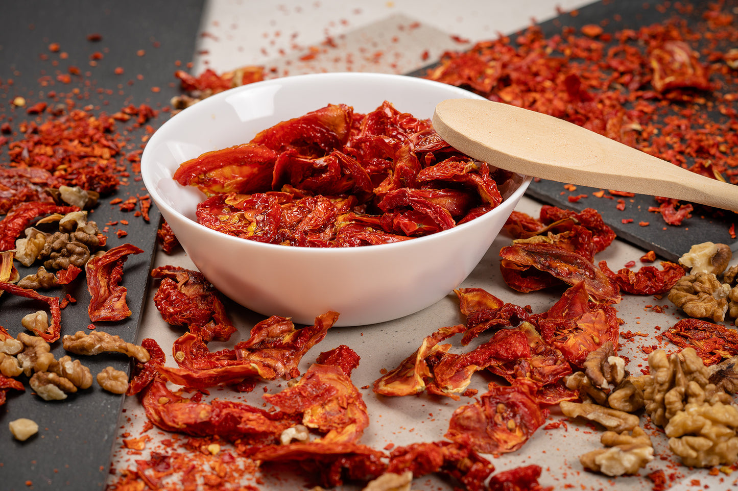 Roșii deshidratate vidate în ulei de măsline 200g